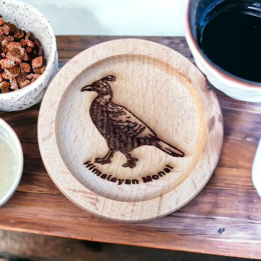 Laser Engraved Woden Coasters (Set of 2 coasters)