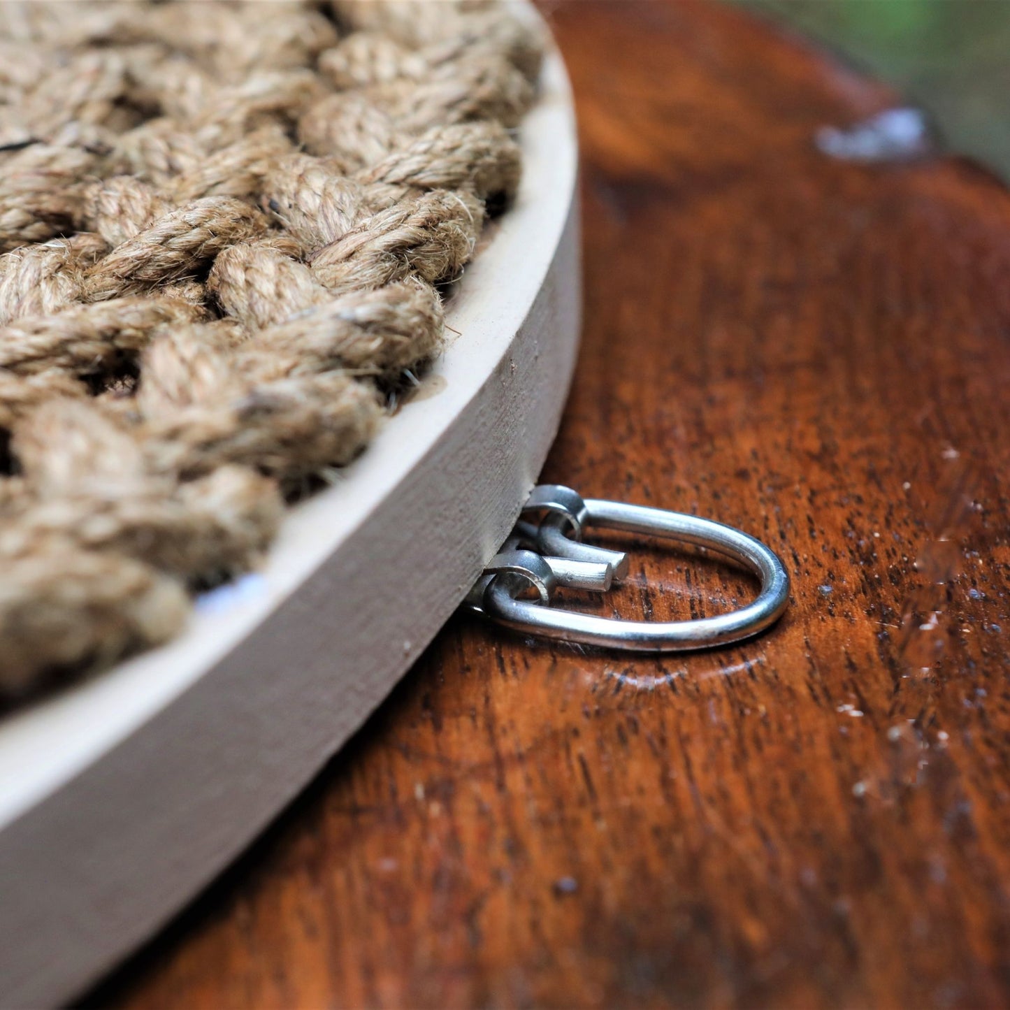 Handcrafted Mirror with Rope Design for Bathroom/Dressing Room