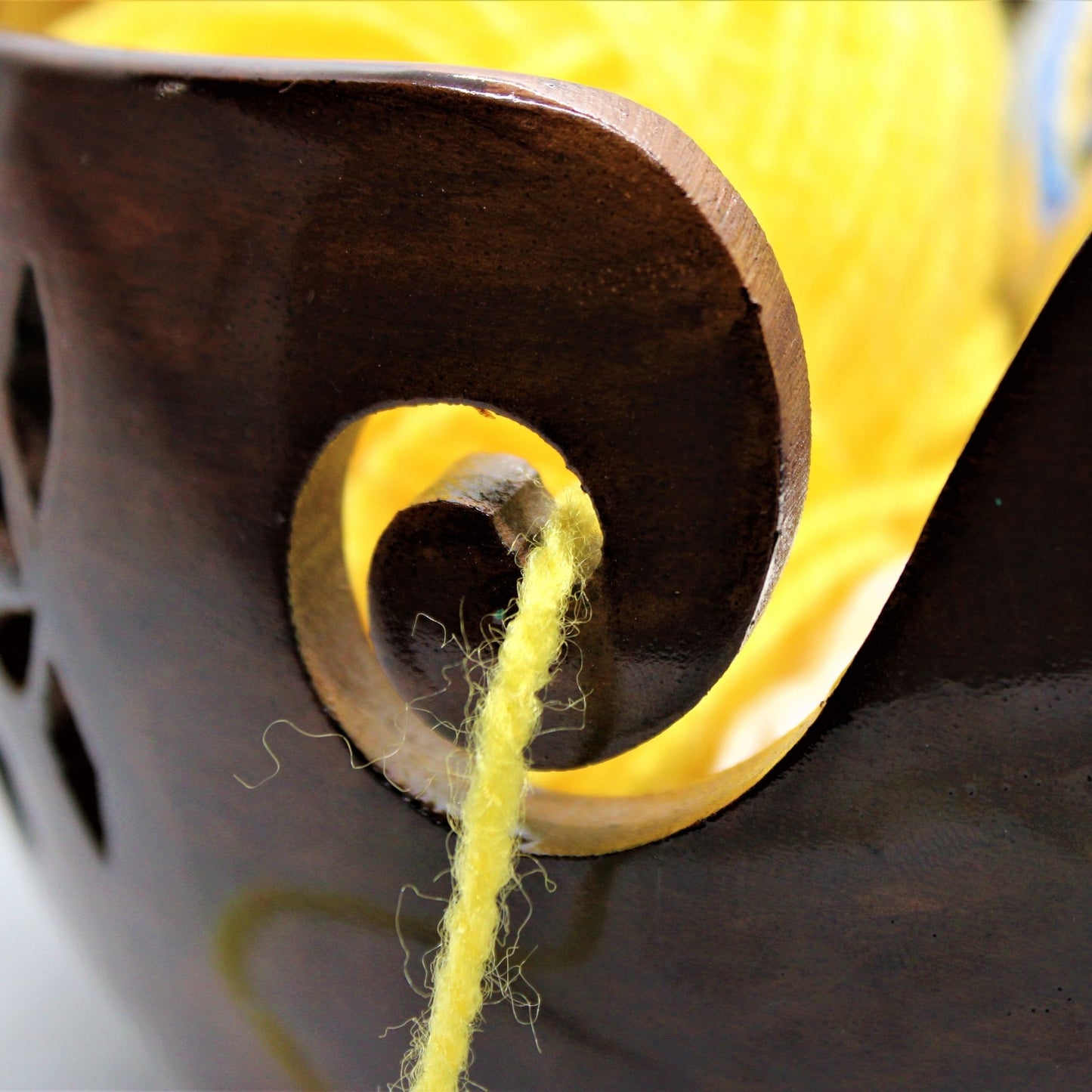 Sheesham Wood Handmade Yarn Bowl