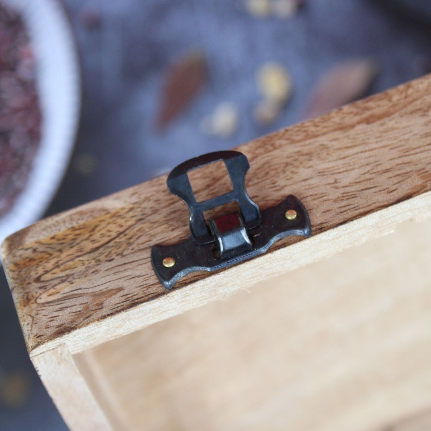 Wooden Hand Crafted & Laser Engraved Tea Box