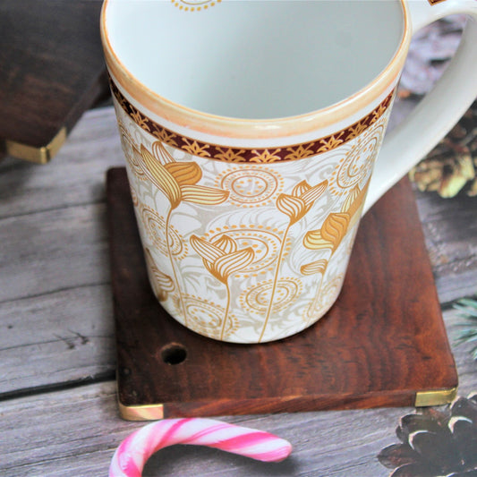 Sheesham Wood Handmade Coasters with Wooden Stand