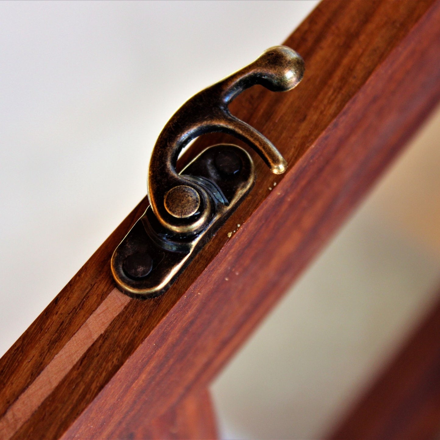 Handcrafted Sheesham/Rosewood Spice Box/Masala Dani with Glass Top & Wooden Spoon