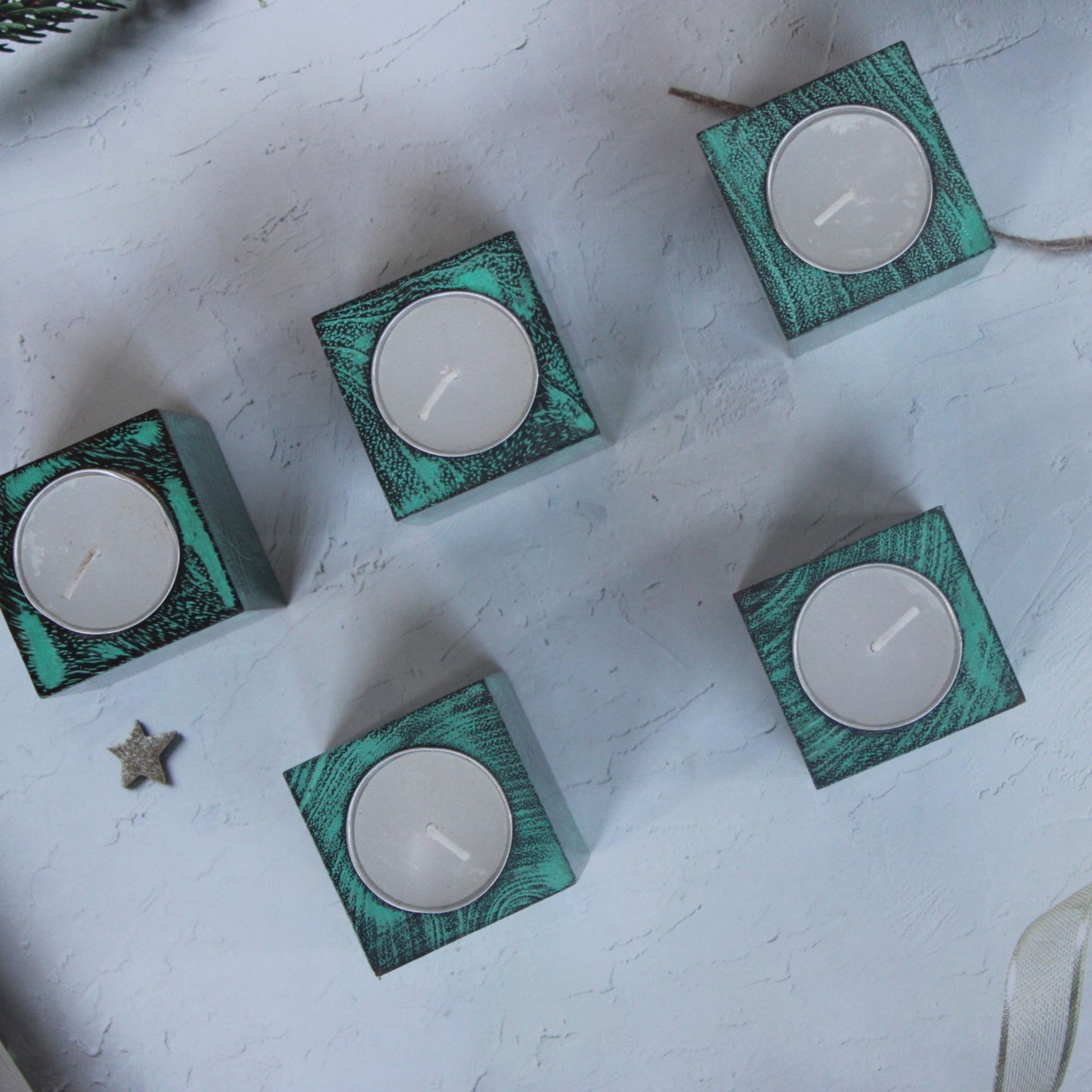 Tea Light Candle Holders (Set of 5)