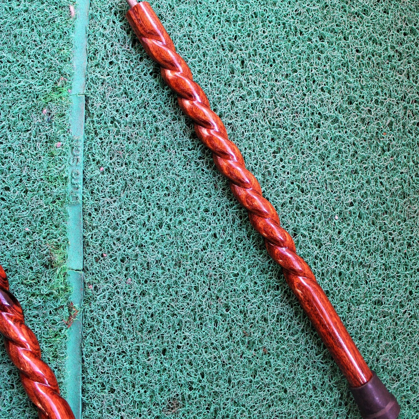 Wooden Handcrafted Walking Stick Cane Foldable with Ergonomic Wooden Handle