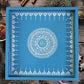 Traditional Aipan Inspired Hand Painted Wooden Serving Tray