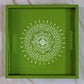 Traditional Aipan Inspired Hand Painted Wooden Serving Tray