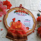 Designer hoops for wedding gifts, birthday gifts, anniversary gifts, customised gifts for all occasions. 
