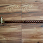 Sheesham Wood Handcrafted Walking Stick Cane Foldable with Beautiful Brass Handle