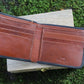 Genuine Leather Wallet with RFID Protection and Wooden Gift Box