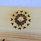 Handcrafted Mixed Wood 'I Make String Pretty' Crochet Hooks with Pinewood Box (Set of 7 Hooks, 4mm - 10mm)