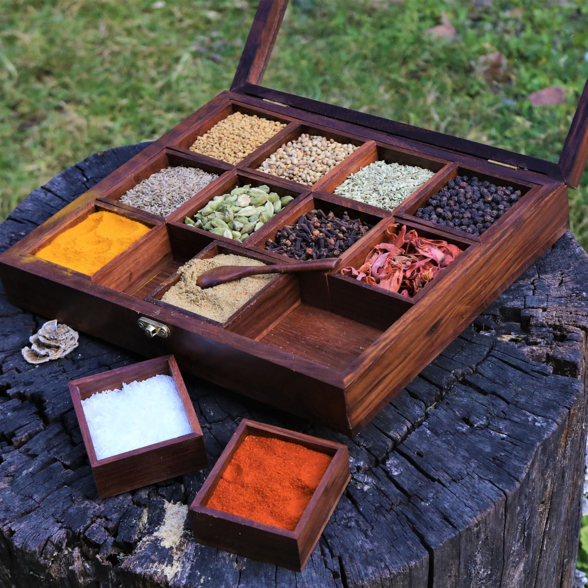 Masala wooden online box