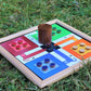 Pinewood Magnetic Board Ludo and Snakes and Ladders