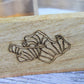 The Anayra's Herbs and Spices Mango Wood Box with Laser Engraved Sides and Top. Total of six medium sized partitions. This one shows the stylish spices and herbs engraved on the sides.