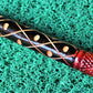 Wooden Handcrafted Walking Stick Cane Foldable with Ergonomic Wooden Handle